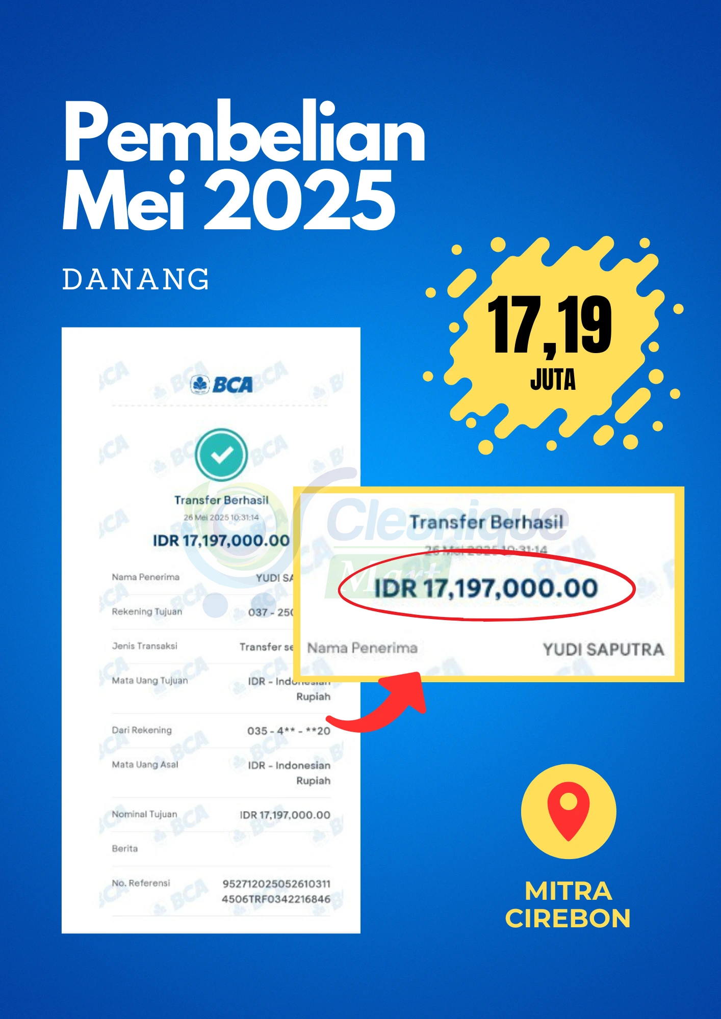 Pak DANANG Mei Cirebon